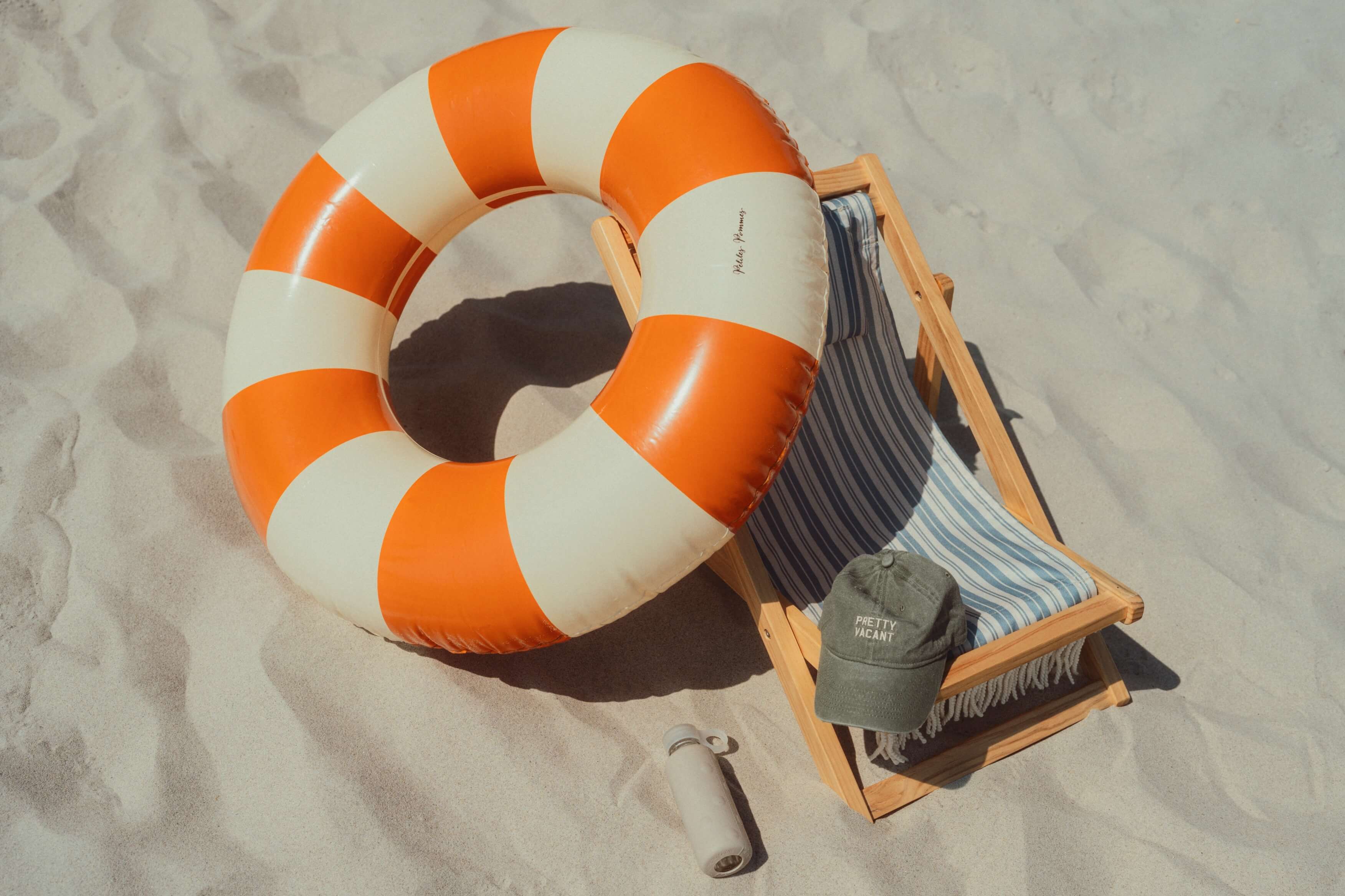 Strandbild från drönare